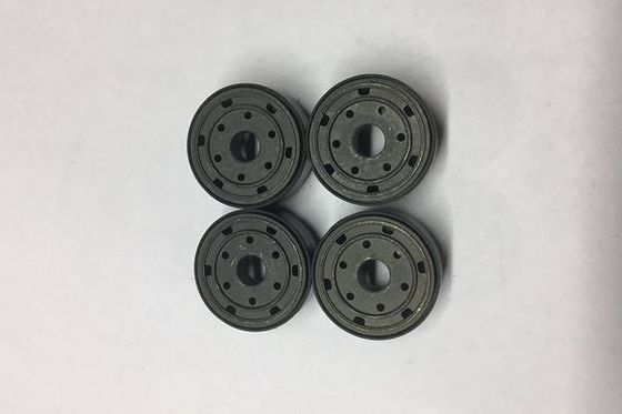 25mm Ptfe 줄무늬 완충기 피스톤 검정 색깔 2.15 G/Cm3 Hrb70 - 90